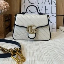 Gucci — Gucci GG Marmont Torchon Mini Top Handle Crossbody — Handbag — resale