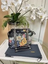 Fendi — Fendi Quilted Floral Crossbody $3,300 — Handbag — resale