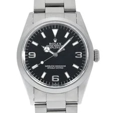 Rolex Explorer I 114270 Black K Number Second Hand