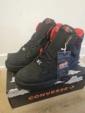 Converse — Converse X Naruto Shippuden 'Itachi' Weapon Mid A14835C Size US M 10 — Sneaker — resale