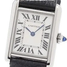 Cartier — Cartier Tank Solo SM WSTA0030 Silver Dial Quartz Watch_956065 — Watch — resale