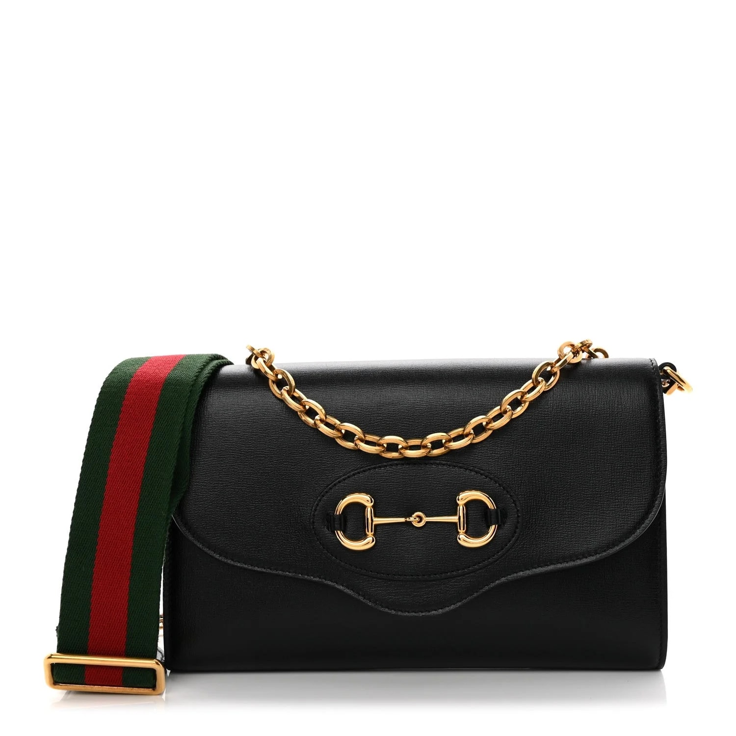 Gucci — Azalea Web Small Horsebit 1955 Crossbody — Handbag — resale