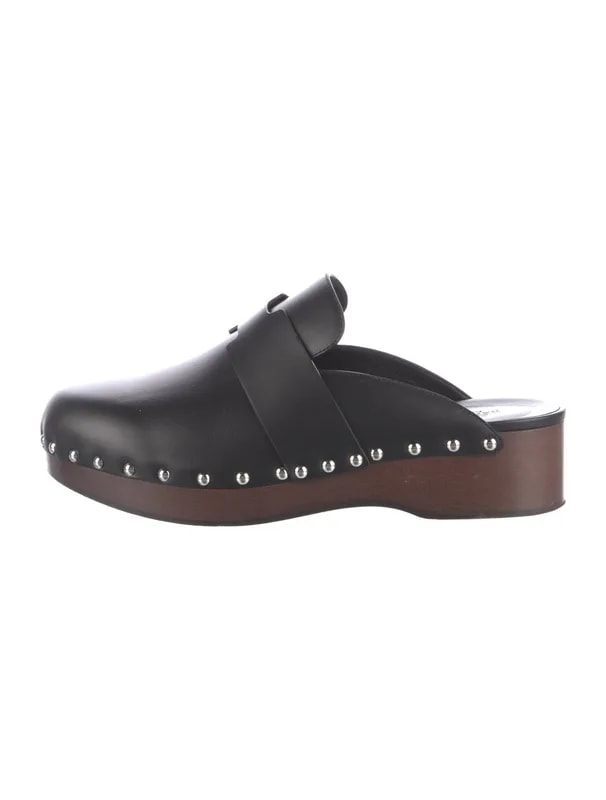 Hermès — Cayla H Logo Mules — Designer Shoe — resale