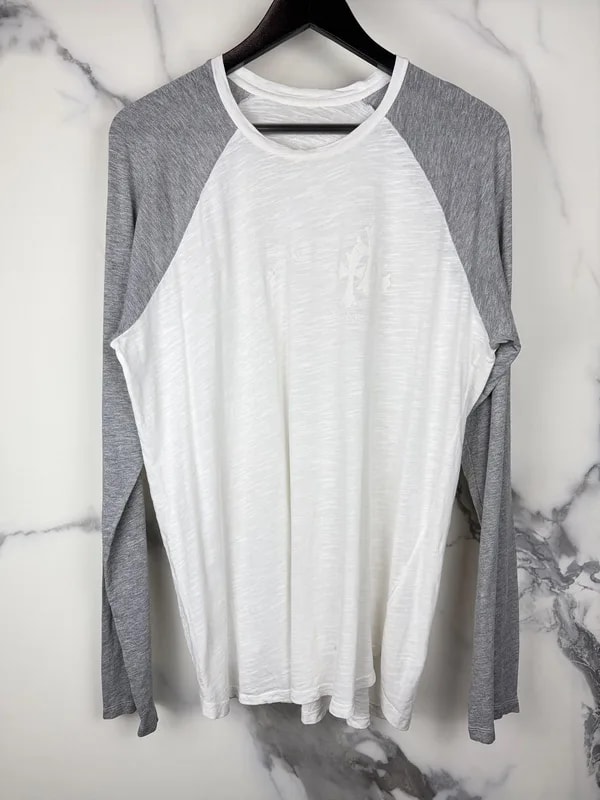 Chrome Hearts — Hearts Cemetery Baseball Longsleeve Tshirt — streetwear — resale