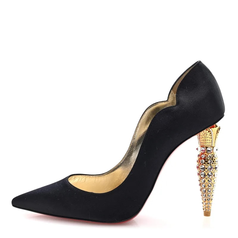 Crepe LipStrass 100 Pumps 38