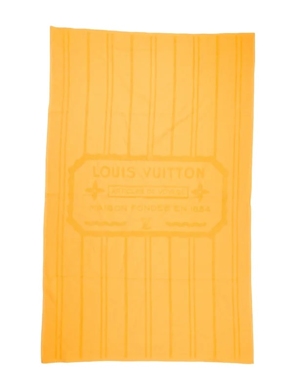 Louis Vuitton — 'Articles de Voyage' Beach Towel — Furniture — resale