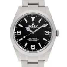 Rolex — Rolex Explorer I Late Model White 369 214270 Black Random Number Second Hand... — Watch — resale