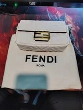 Fendi — Fendi Embossed Crossbody Adjustable Strap Dust — Handbag — resale