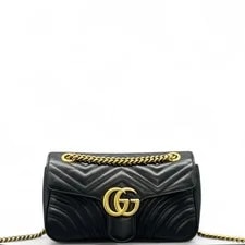 Gucci — Gucci Chevron Small GG Marmont (qy062226a7r) — Handbag — resale
