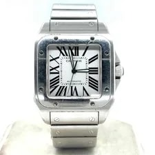 Cartier — Cartier Santos 100 Large Model Automatic Stainless Steel W200737G — Watch — resale