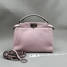Fendi — Auth Fendi Peekaboo Mini Satchel Twist Lock — Handbag — resale
