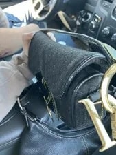 Dior — Christian Dior Bag Logo Print Charm — Handbag — resale