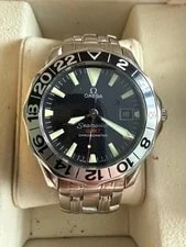 Omega — Omega Seamaster GMT 50th Anniversary Steel Black Dial 2234.50.00 — Watch — resale