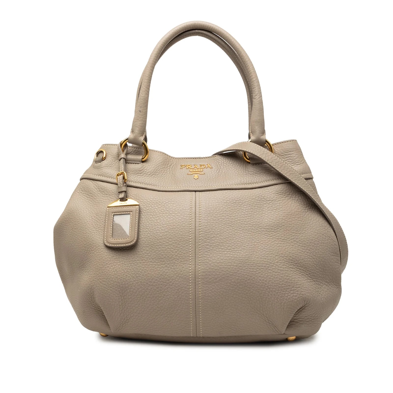 Prada — Vitello Daino Convertible — Handbag — resale