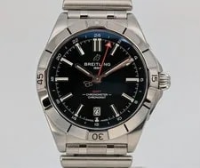 Breitling — Breitling Chronomat GMT 40mm Ref. A32398 Green Dial Full Set Ø42mm #3018 — Watch — resale