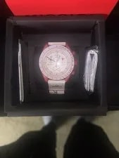 Omega — Omega X Swatch Mission To Mars Adults White - SO33R100 — Watch — resale