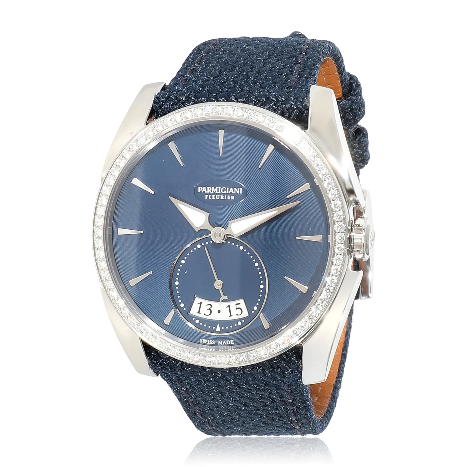 Parmigiani — Parmigiani Tonda Metropoltaine Pfc273-0060600-X02521 Stainless Blue Steel Wrist — Watch — resale