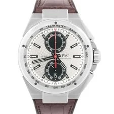 IWC — IWC Ingenieur Silver Arrow Chronograph Leather Rubber Steel 45mm — Watch — resale