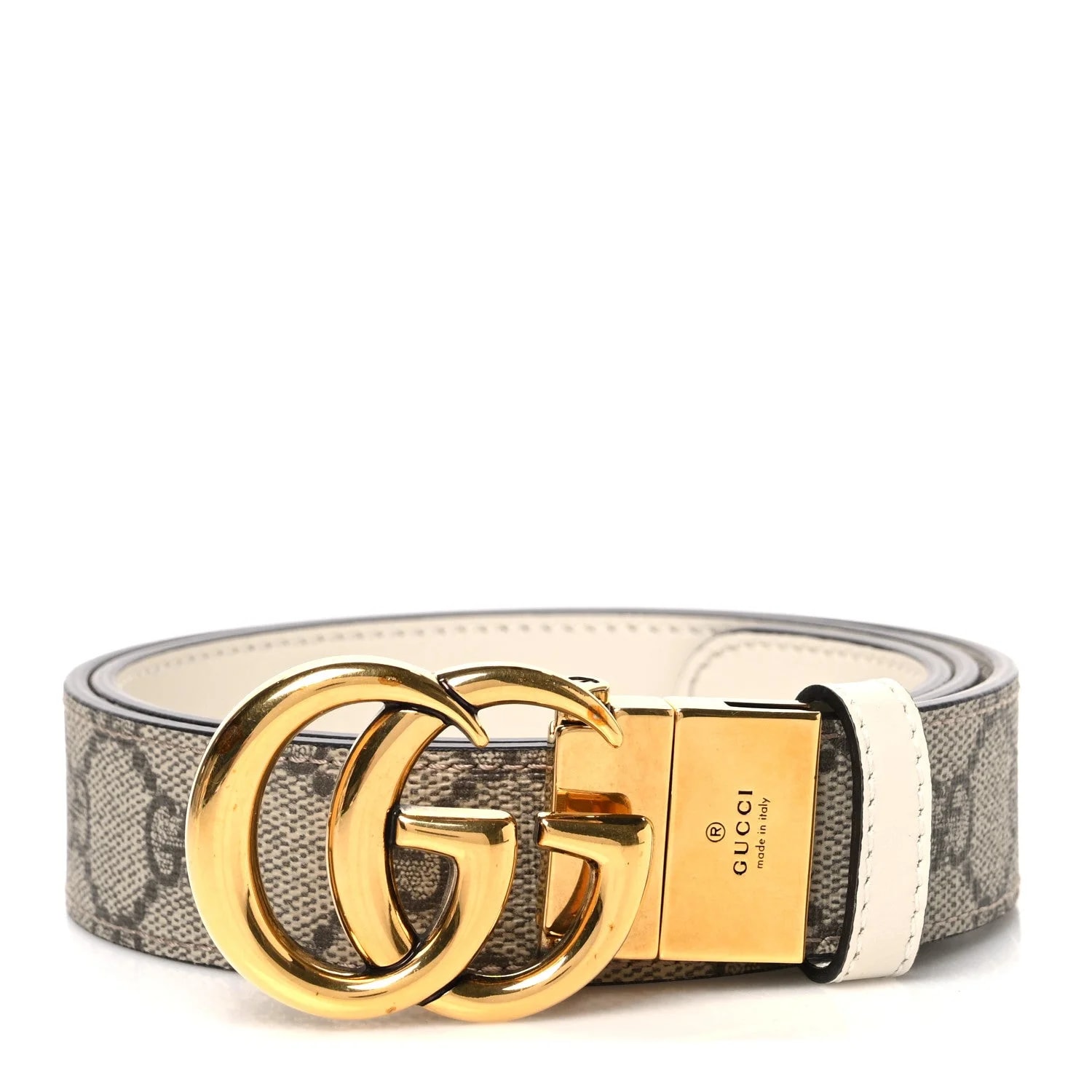 Gucci — Plutone Double G Reversible 30mm Belt 75 30 Mystic — Accessory — resale