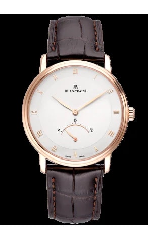 Worldofluxuryus — Blancpain Villeret Ultra-Slim 18K Rose Gold `s — Watch — resale
