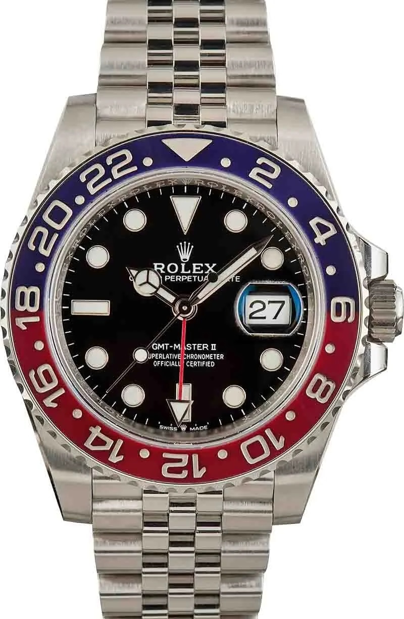 Rolex — Rolex GMT-Master II Ref 126710BLRO Jubilee Band Pepsi — Watch — resale