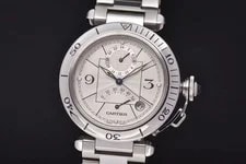 Cartier — Cartier W31037H3 Pasha 38MM GMT Power Reserve 2388 #051 — Watch — resale