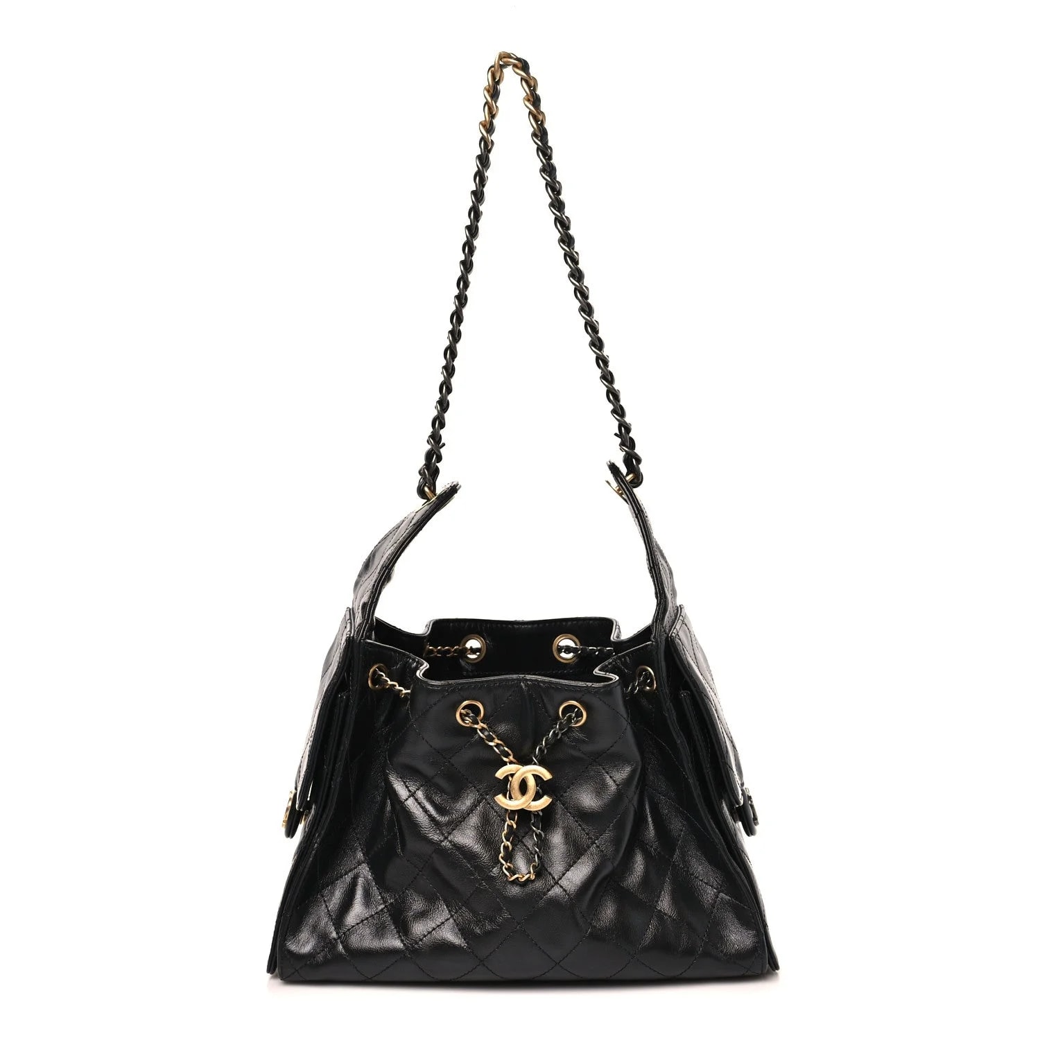 Chanel — Shiny Crumpled Small Chanel 25 — Handbag — resale