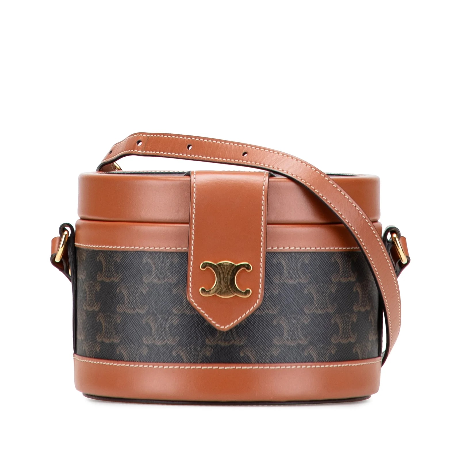 Celine — Medium Triomphe Tambour Crossbody — Handbag — resale