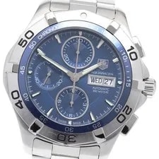 Tag Heuer — TAG Heuer CAF2012 Aquaracer Chronograph Day Date Automatic S Good Condition — Watch — resale
