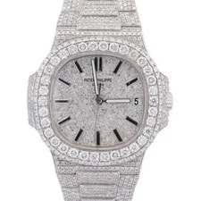 Patek Philippe — Patek Philippe Nautilus 40mm Pave Dial Ref# 5711 — Watch — resale