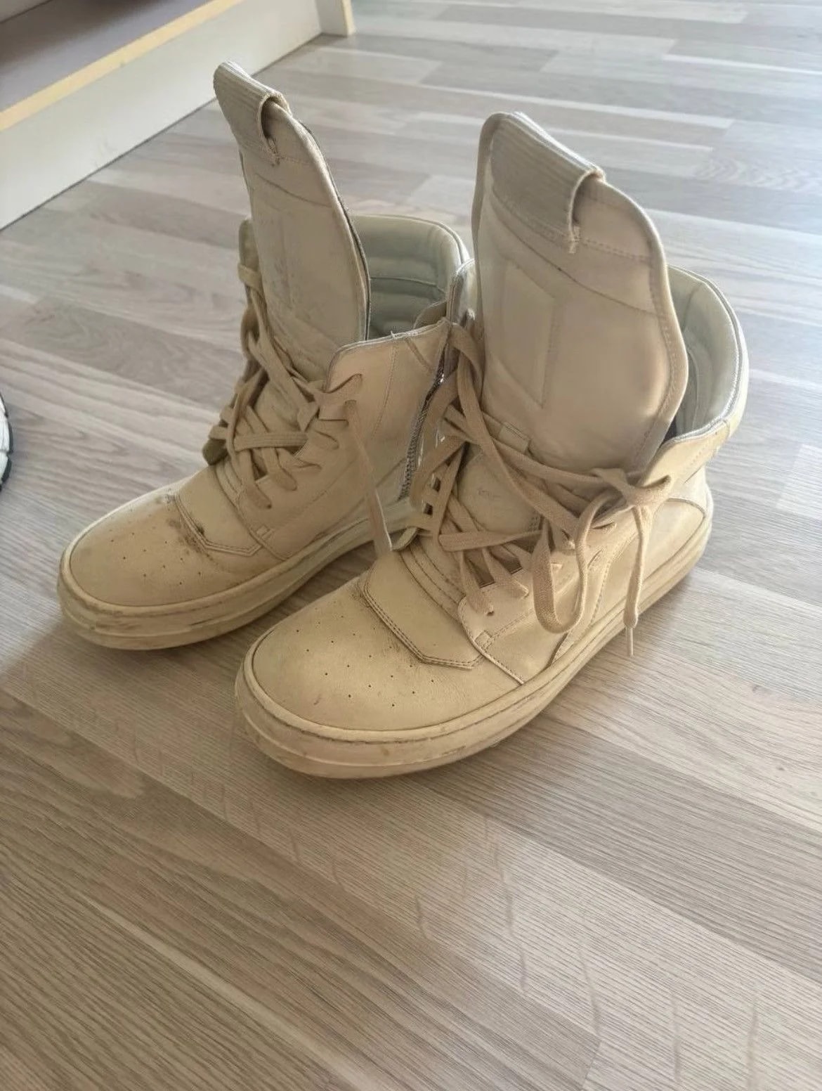 Rick Owens — Rick Owens Geobasket 'Milk' — Sneaker — resale