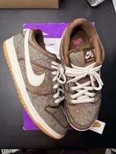 Nike SB — Nike SB Dunk Low Pro Prm Paisley Size 10.5M DH7534-200 (2022) OG All Clean — Sneaker — resale