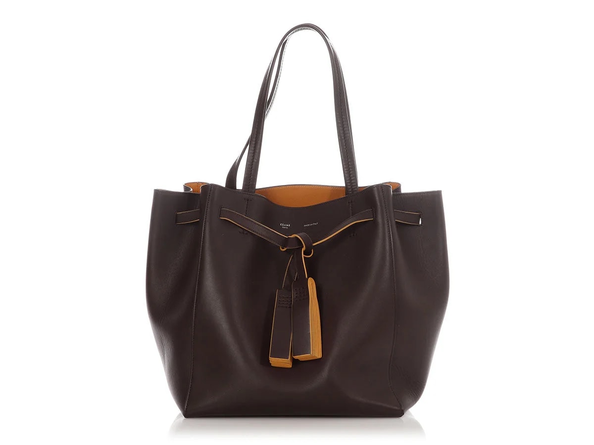 Celine — Celine Small Tassel Cabas Phantom — Handbag — resale