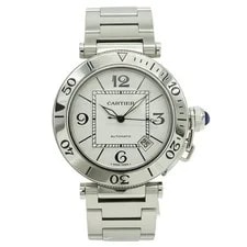 Cartier — Cartier Pasha Seatimer, Silver Dial, Automatic Transmission, ... GZl1i966 — Watch — resale