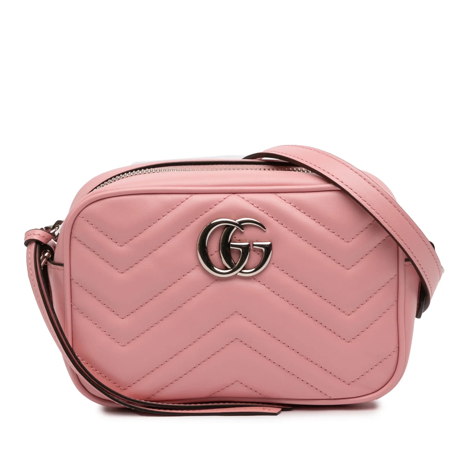 Gucci — Mini GG Marmont Matelasse Crossbody — Handbag — resale