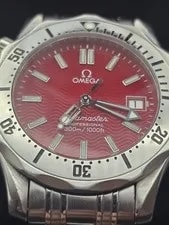 Omega — Omega Seamaster Diver 300M Marui Edition Red Dial Midsize 36.25mm Steel 2552.61 — Watch — resale