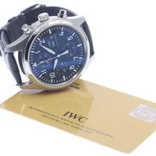 IWC — IWC Pilot's Watches IW371701 42mm SS Black #C18632 — Watch — resale