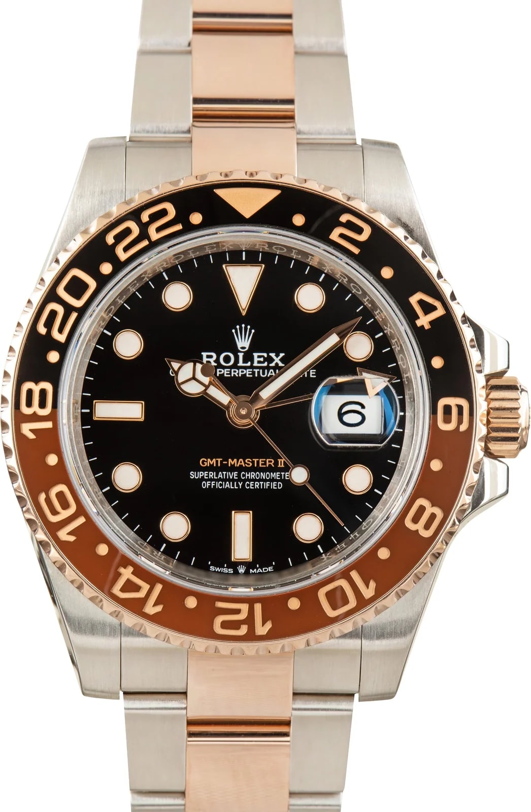 Rolex — Two-Tone Rolex GMT-Master II Ref 126711CHNR Root Beer — Watch — resale
