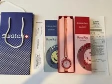 Audemars Piguet X Swatch — Audemars Piguet X Swatch Bioceramic Royal Pop Otto Rosso — Watch — resale