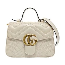 Gucci — Gucci Chevron GG Marmont Mini Top Handle ' — Handbag — resale