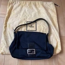 Fendi — Fendi Mamma Baguette Cotton Auth — Handbag — resale