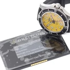 Breitling — Breitling Super Ocean II 44 A17367 44mm SS Yellow Dial Rubber Strap Date #C290 — Watch — resale
