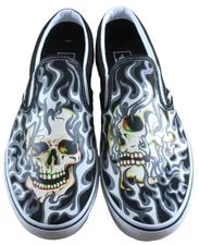 Vans — Vans Classic Slip on Skull Shoes Size 13 NEW — Sneaker — resale