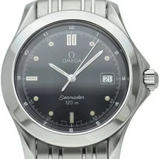Omega — Omega Seamaster 120M Quartz 36mm 2511.50 Stainless Steel mensWatch Black — Watch — resale
