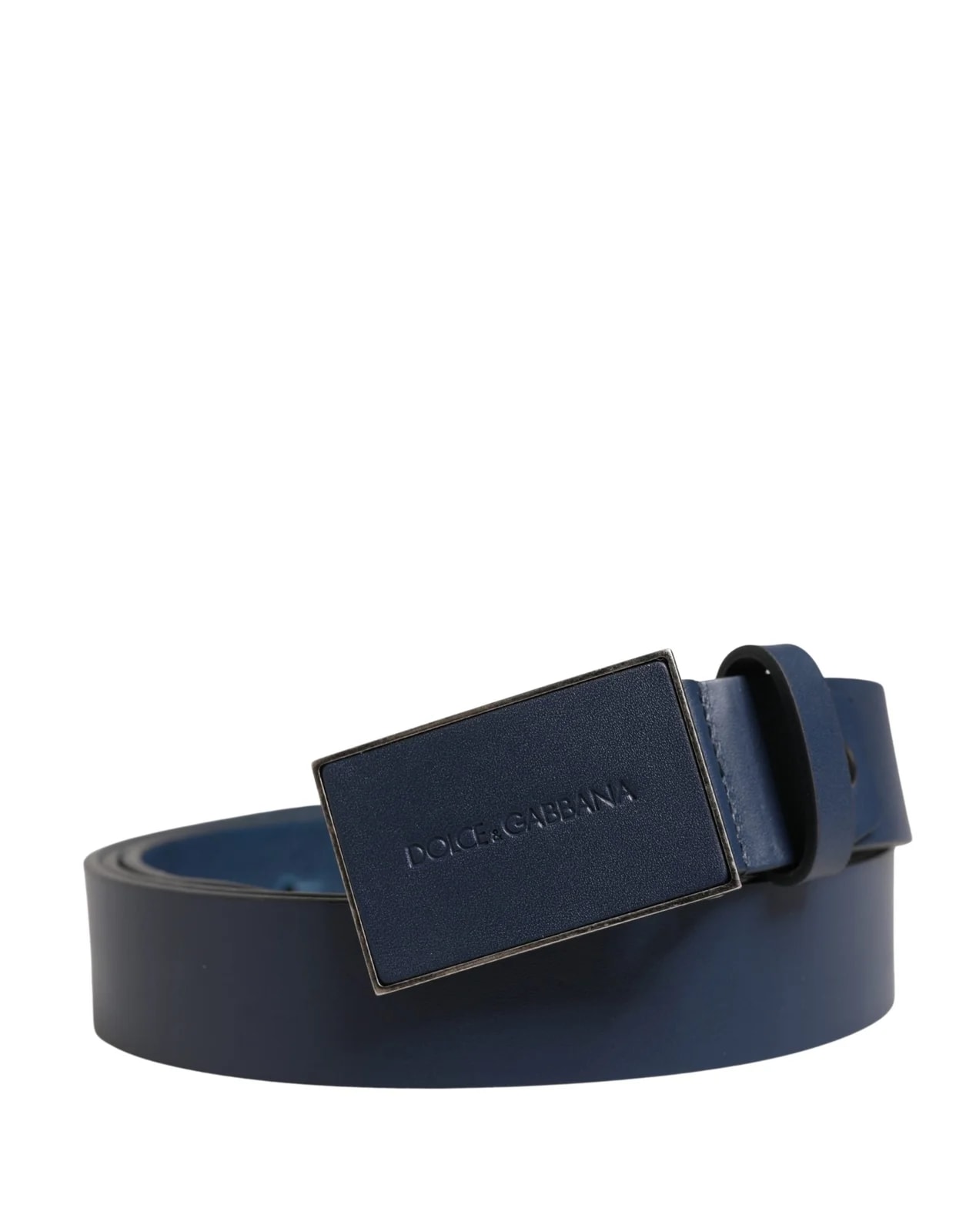 Dolce & Gabbana — Dolce & Gabbana Logo Metal Buckle Belt — Accessory — resale