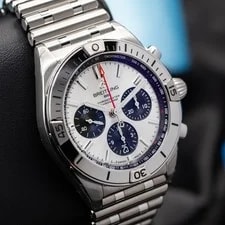 Breitling — 2026 Breitling Chronomat B01 42 Chronograph Silver Dial AB0158101A1A1 — Watch — resale