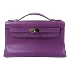 Hermès — Hermes PHW Kelly Pochette Vaux Anemone — Handbag — resale