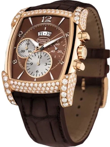 Worldofluxuryus — Parmigiani Fleurier Kalpa Chronograph Kalpagraph 18K Rose Gold & Diamonds — Watch — resale