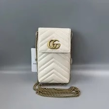 Gucci — Gucci GG Marmont Matelasse Phone Crossbody Auth — Handbag — resale