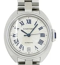 Cartier — Cartier Cle de WSCL0006 Automatic 35mm Box Papers Silver — Watch — resale
